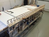 Teil 4, Beplanken des Flügels der Hütter H17